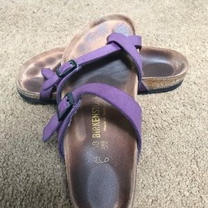Birkenstocks! Gently worn and rad color